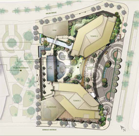 Garden Towers Makati Site Development Map