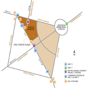 Vertis North Location Map