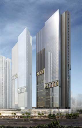 ark Central Towers Makati Artist's Perspective