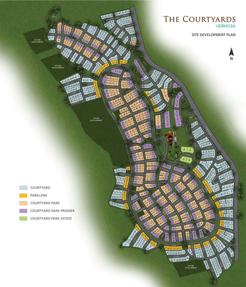 Lot Classifications of The Courtyards