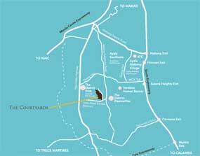 The Courtyards Location Map