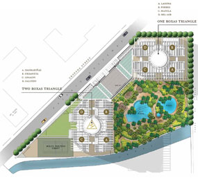 Two Roxas Triangle Development Map Two Roxas Triangle Development Map